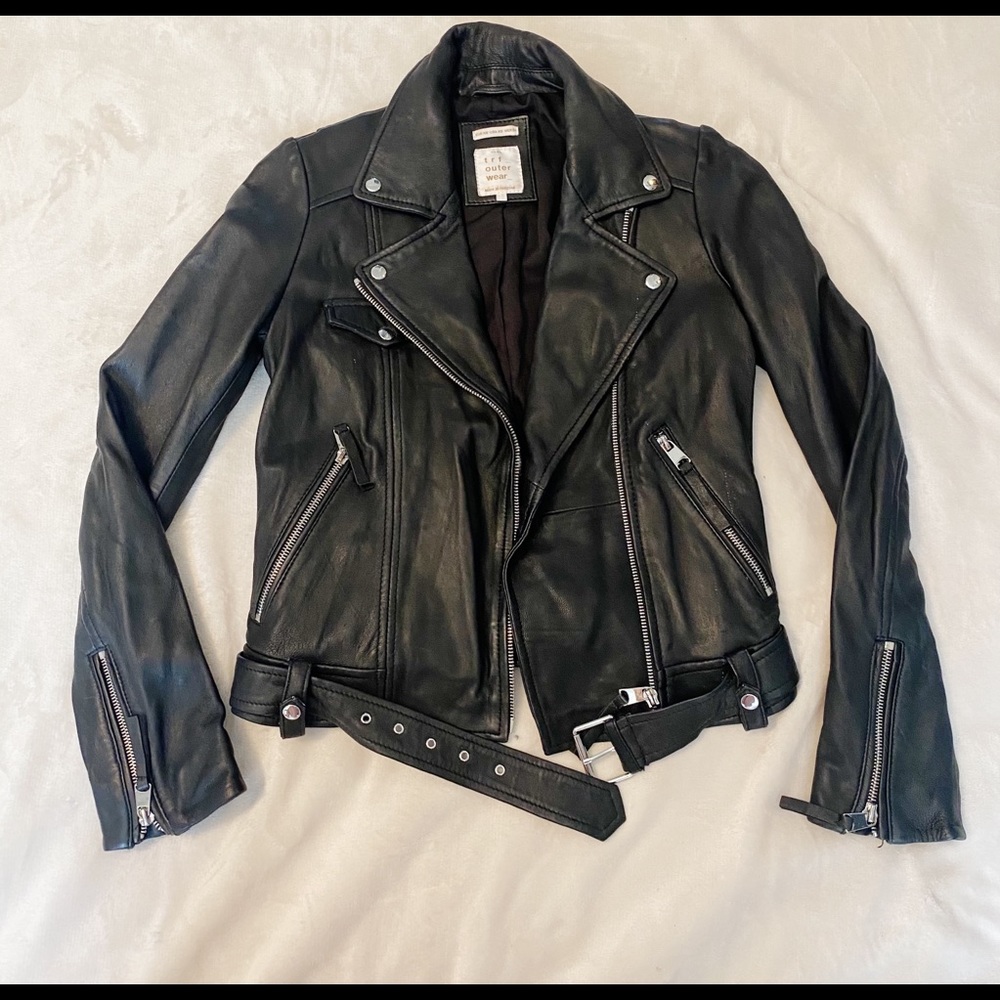 Zara Genuine Leather Jacket